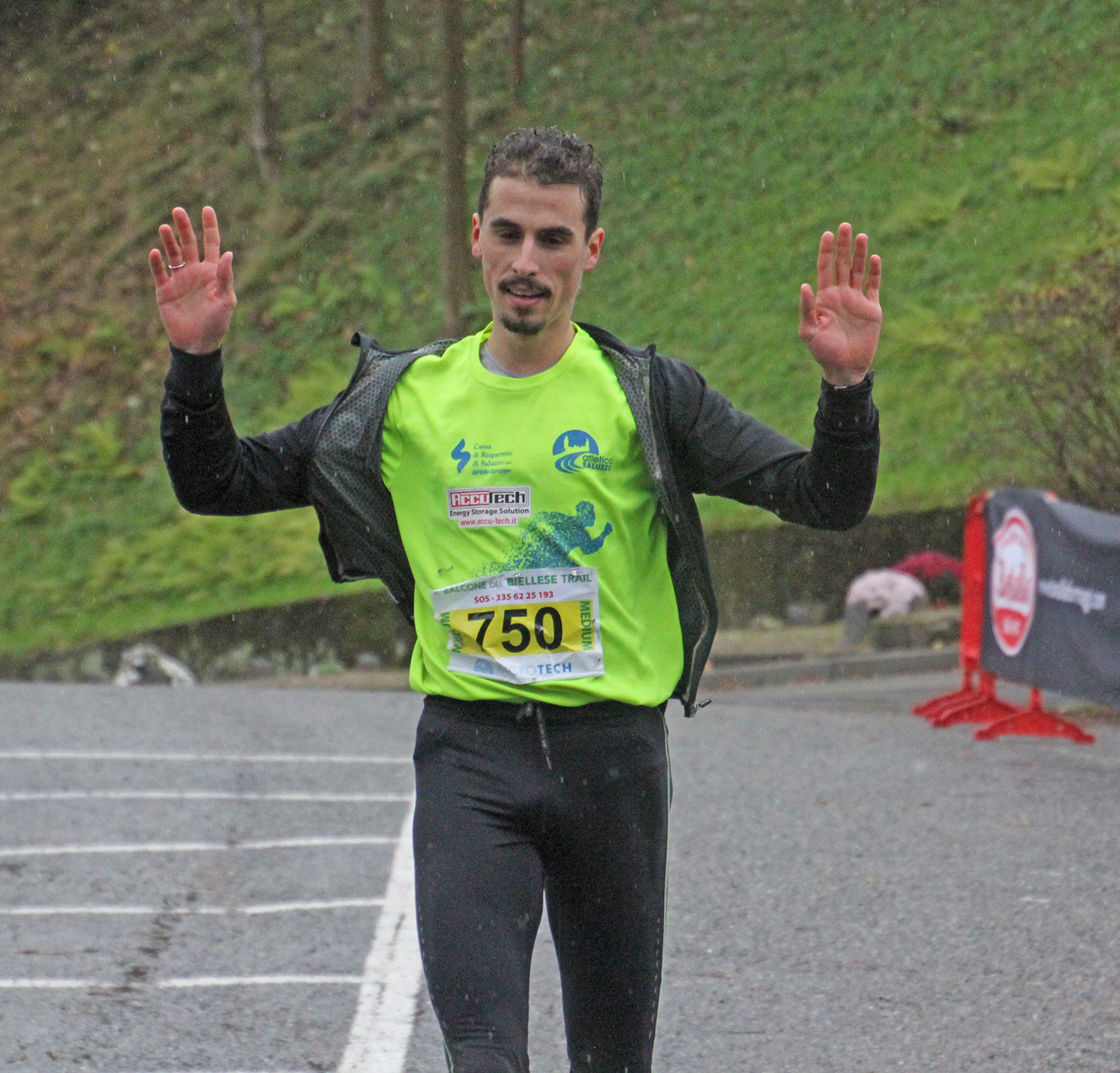 Massimiliano Barbero Piantino vincitore dell'edizione 2019 del Balcone Biellese Trail