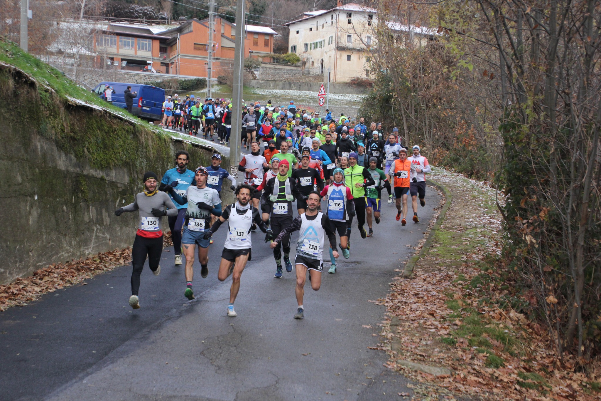 Balcone Biellese Trail 2024 - La partenza del trail medio