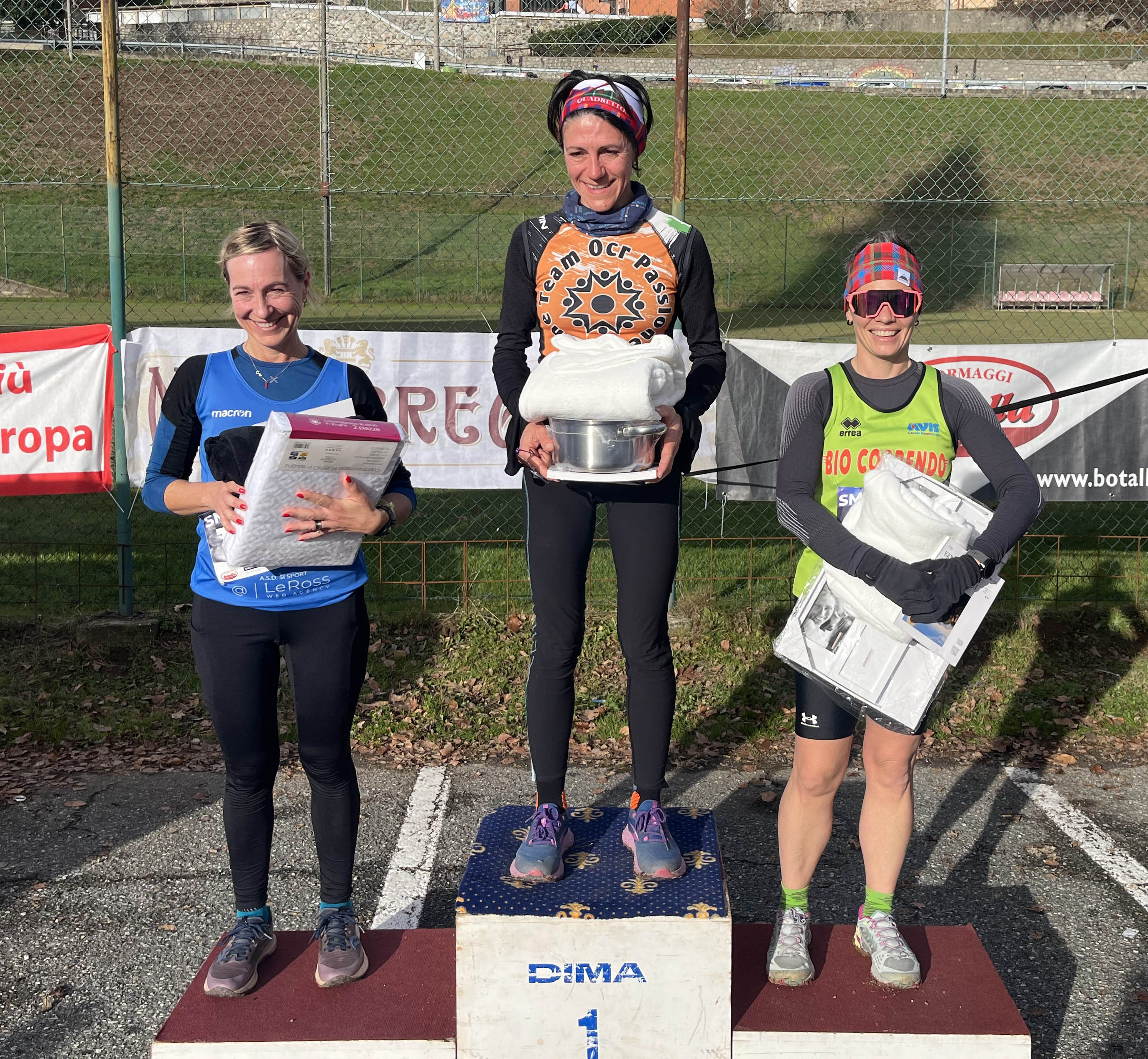 Balcone Biellese Trail 2025 - Podio 8 Km Femminile