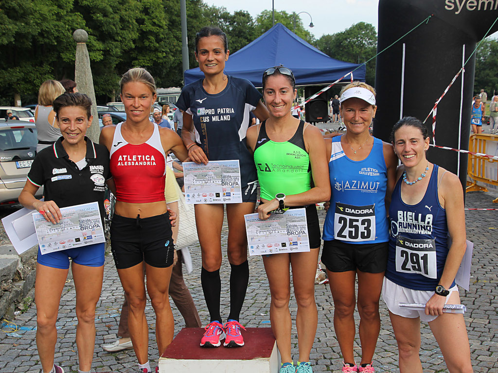 Biella Oropa 2018, podio femminile