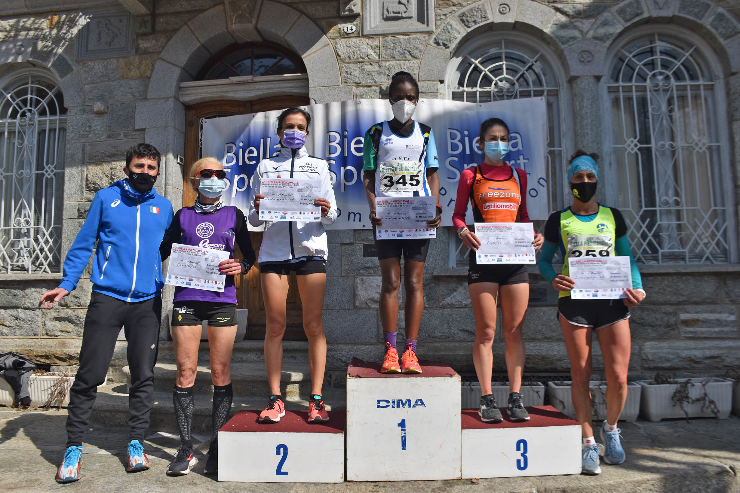 Podio femminile Biella-Piedicavallo 2021