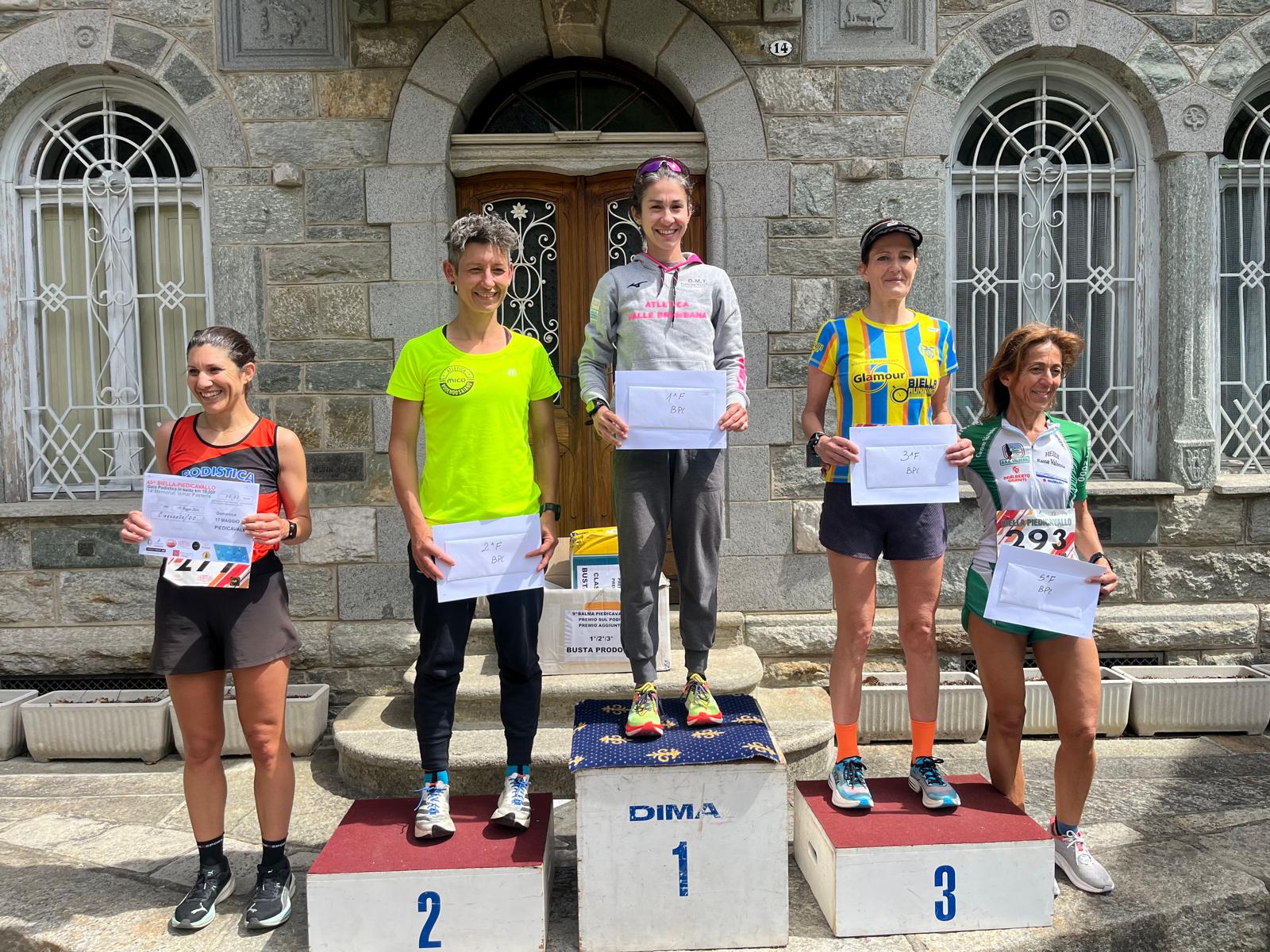 Biella Piedicavallo 2026 - Podio femminile