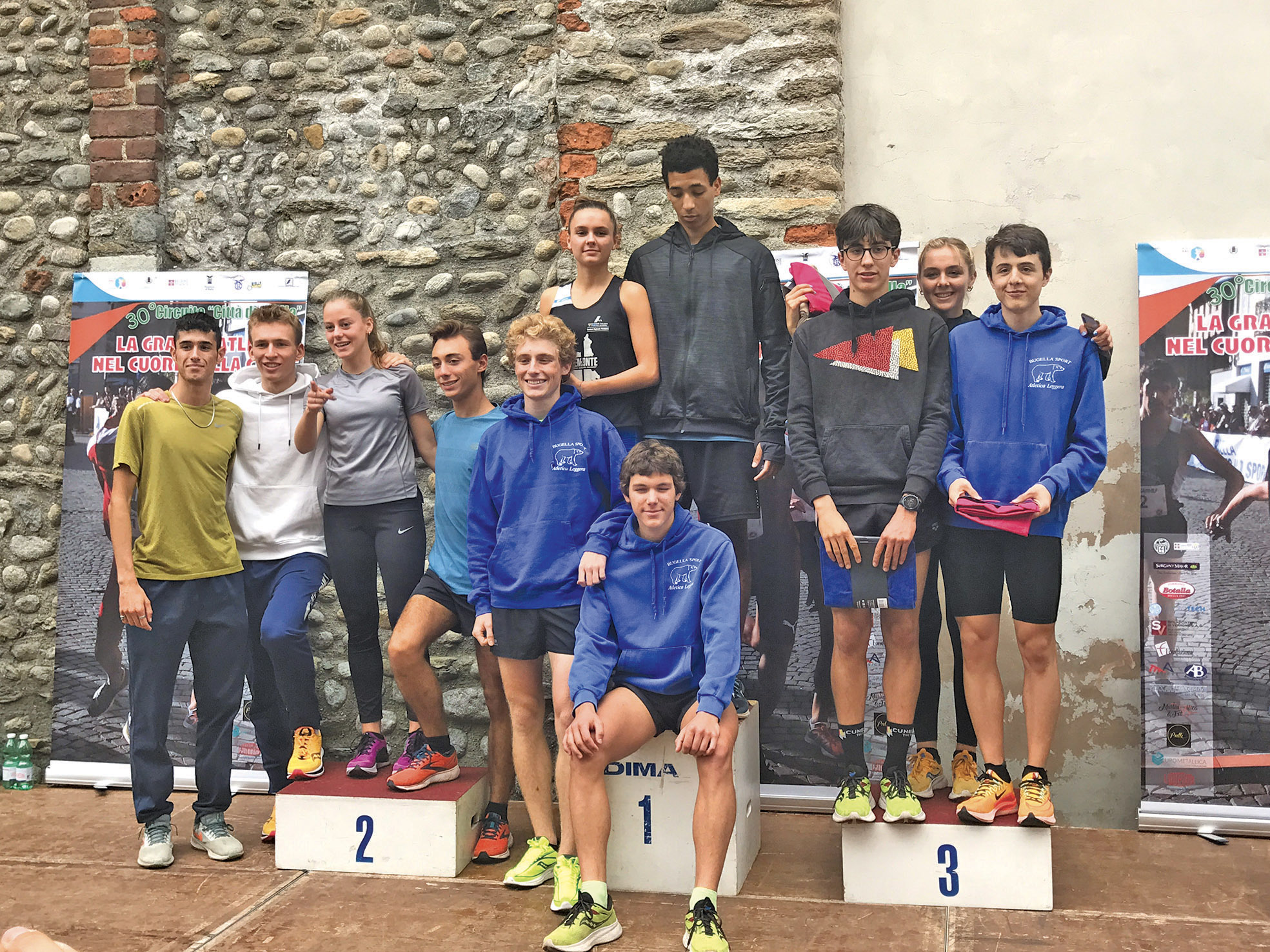 30° Circuito Città di Biella - Premiazioni Staffetta Scuole Medie Superiori Premiazioni Staffetta Scuole Medie Superiori