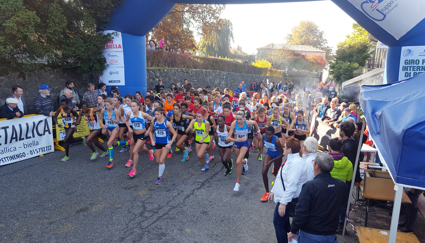 Partenza femminile Giro di Pettinengo 2017