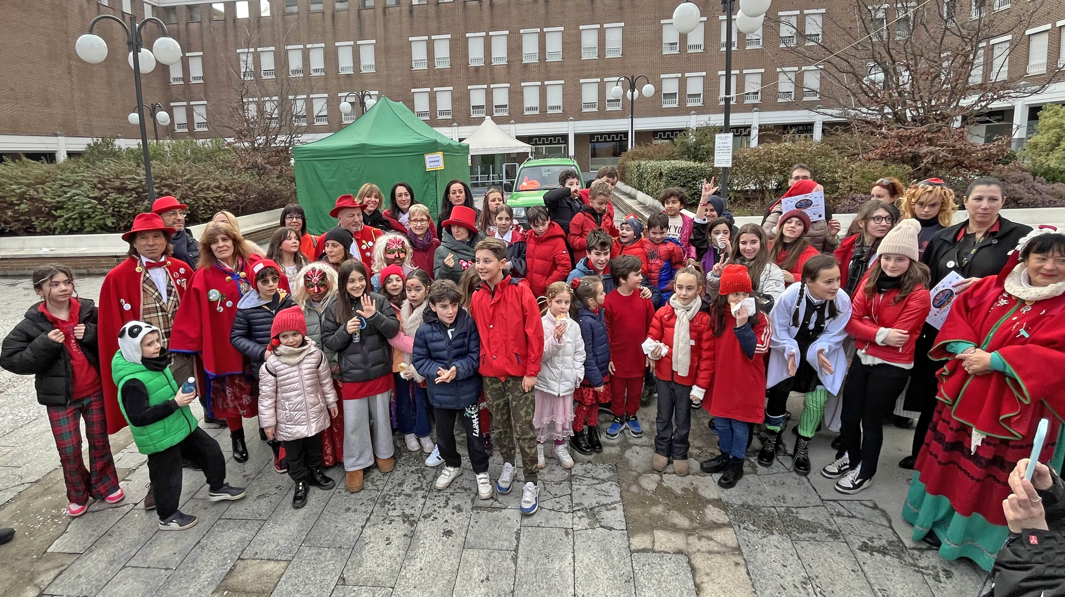 Gli atleti della scuola Primaria Ada Negri