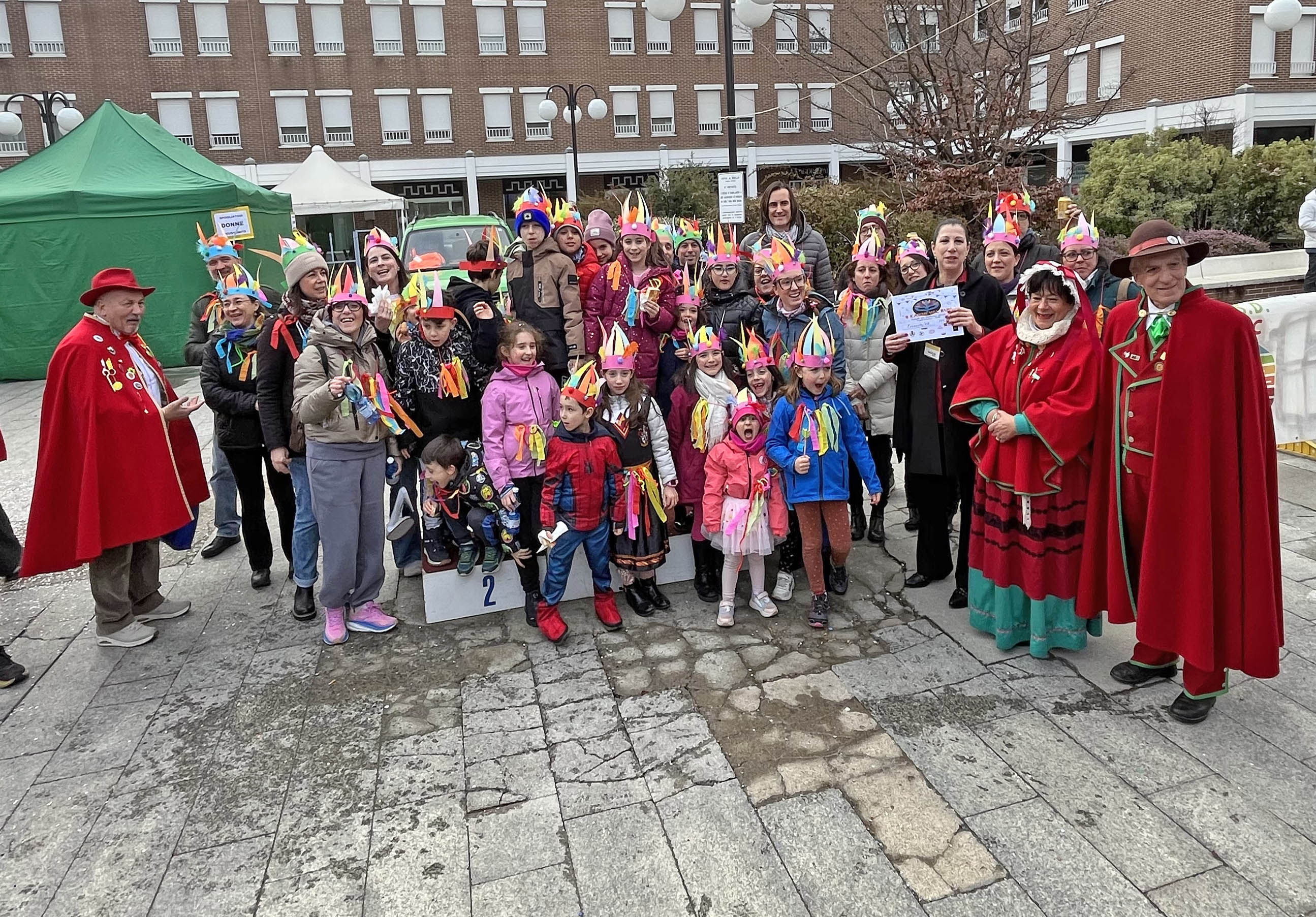 Gli atleti dell'Istituto Comprensivo di Sandigliano