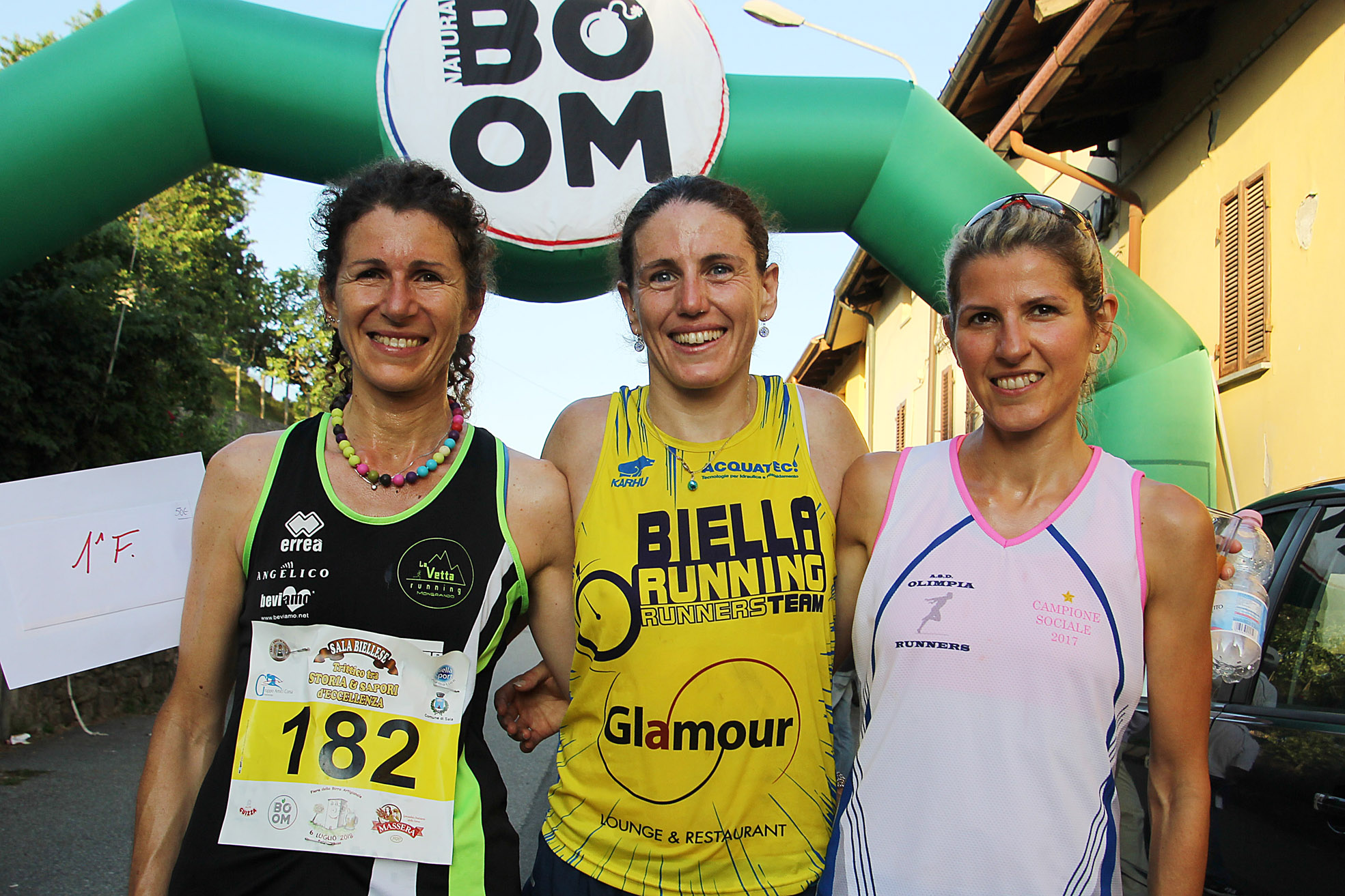 Podio femminile 1 prova Trittico d'Eccellenza Sala Biellese 2019