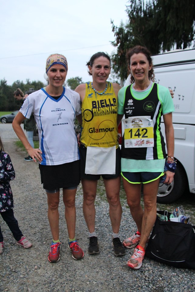 2019 - Trittico tra Storia e Sapori - Sagra del Torcetto - Podio Femminile. Al centro la vincitrice Lara Giardino 2019 Trittico - Sagra del Torcetto - Podio femminile